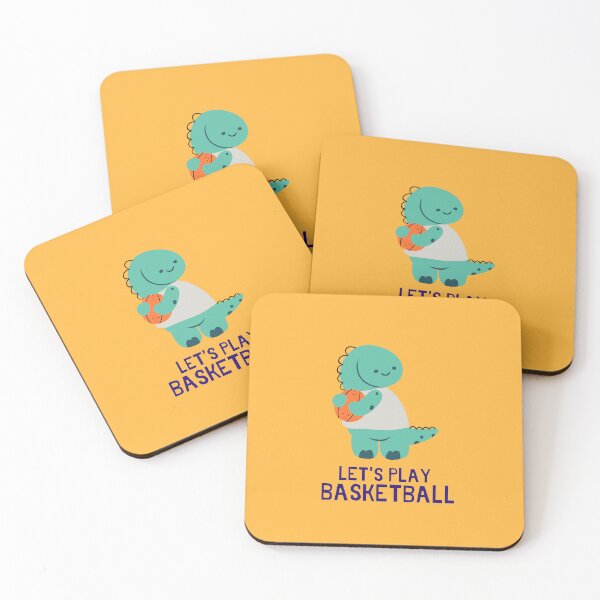 Item preview, Cute cartoon dinosaur playing basketball meme. Basketball Dinosaur designed and sold by GaliaTati.