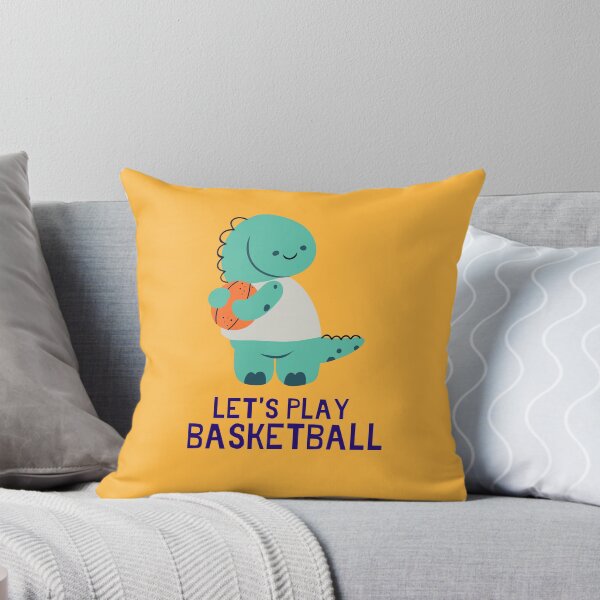 Item preview, Cute cartoon dinosaur playing basketball meme. Basketball Dinosaur designed and sold by GaliaTati.