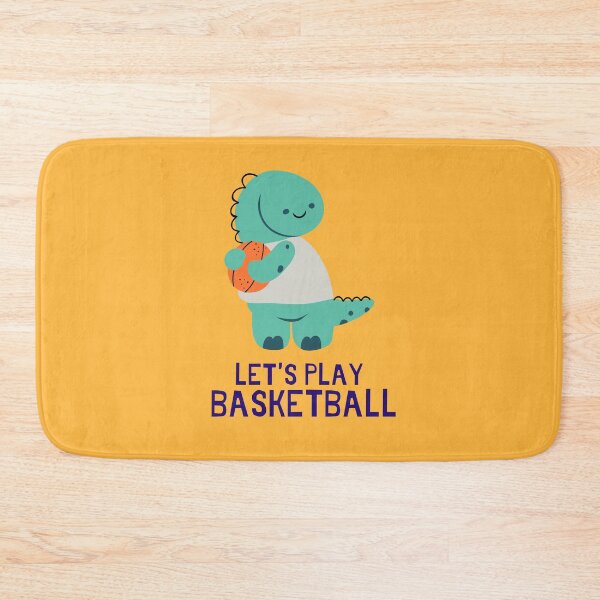 Item preview, Cute cartoon dinosaur playing basketball meme. Basketball Dinosaur designed and sold by GaliaTati.