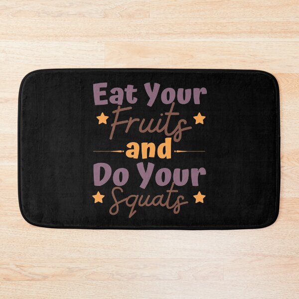 Item preview, Eat Your Fruits And Do Your Squats - Vegan designed and sold by PrintaMaria.