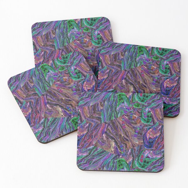 Item preview, Marble like seamless pattern of leaves designed and sold by Shape-And-Color.