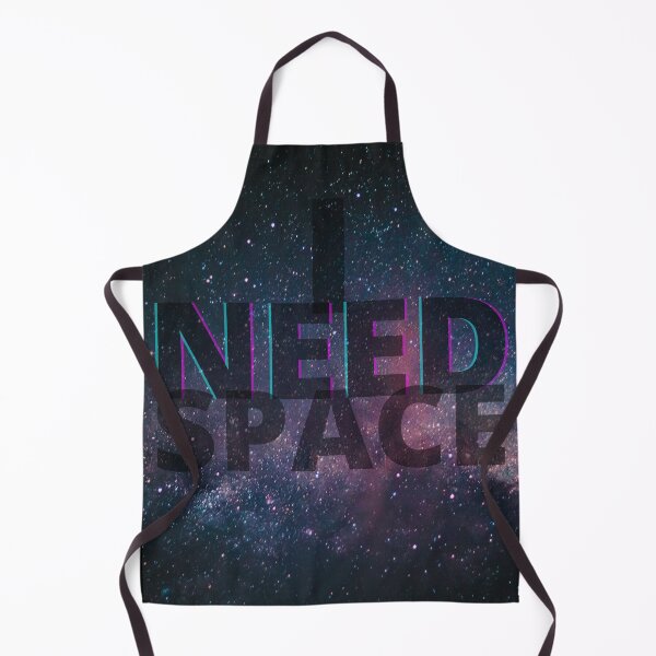 Item preview, I Need Space - Pink, Blue Galaxy designed and sold by Quirkdom.