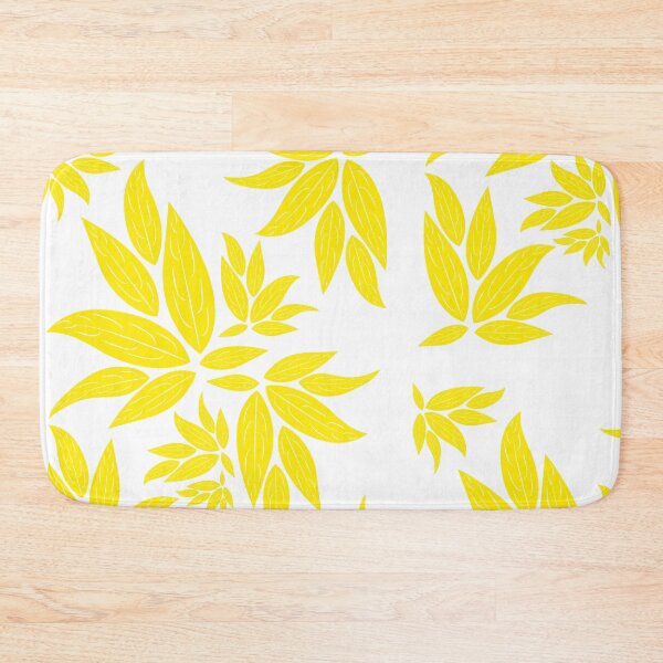 Item preview, yellow leaf design designed and sold by GEGSTORE.