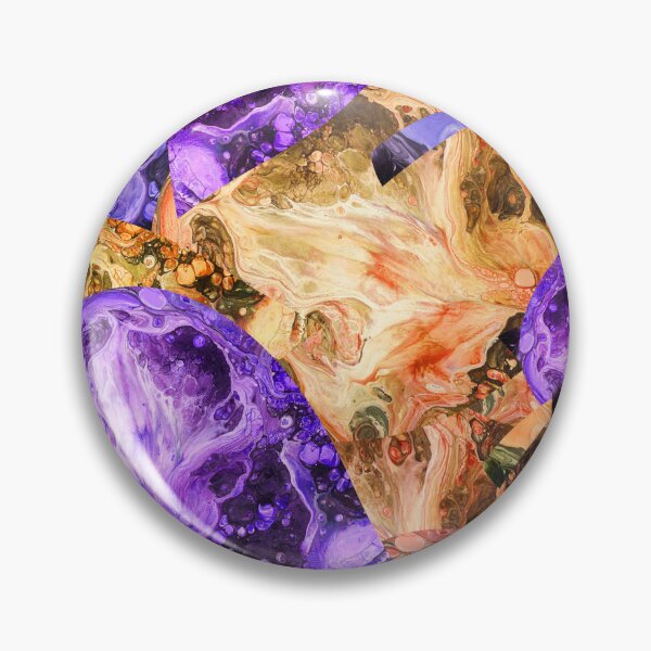 Item preview, Abstract pattern in yellow, purple and red acrilic designed and sold by Shape-And-Color.