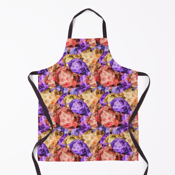 Item preview, Abstract pattern in yellow, purple and red acrilic designed and sold by Shape-And-Color.