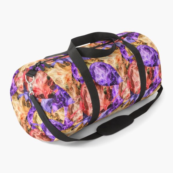 Item preview, Abstract pattern in yellow, purple and red acrilic designed and sold by Shape-And-Color.