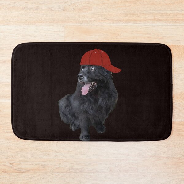 Item preview, Goofy Newfie with Red Hat designed and sold by Christine Mullis.