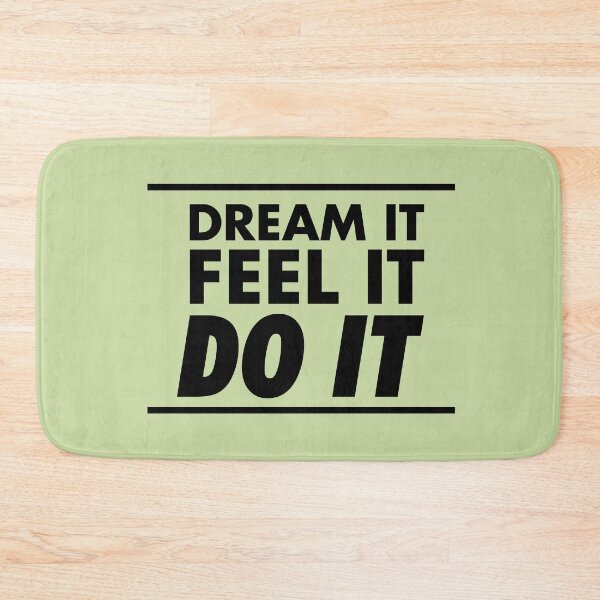 Item preview, Motivational / inspirational quote - How to achieve goals - dream it, feel it, do it - 07 designed and sold by AlfabetDesign.