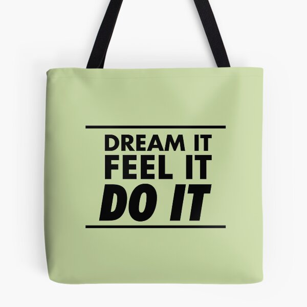 Item preview, Motivational / inspirational quote - How to achieve goals - dream it, feel it, do it - 07 designed and sold by AlfabetDesign.