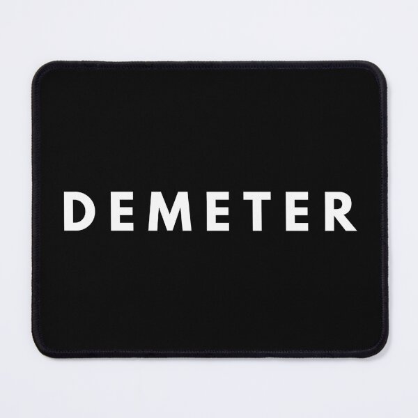 Item preview, Demeter Greek Mythology Olympian Goddess White Typography designed and sold by OnyxMoonDesigns.