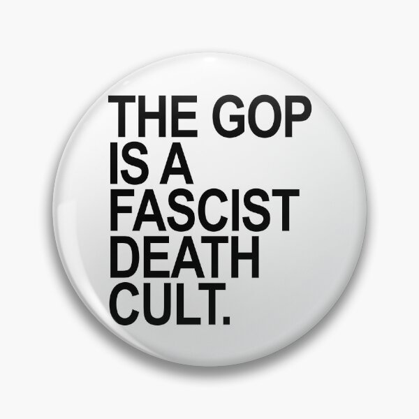 Item preview, The GOP is a FASCIST death cult - BLACK designed and sold by Thelittlelord.