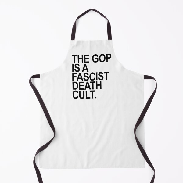 Item preview, The GOP is a FASCIST death cult - BLACK designed and sold by Thelittlelord.
