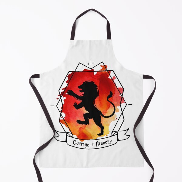 Item preview, Courageous Strong Lion Emblem Crest Courage Pride Brave Wizard House Sorted designed and sold by LunarPeachArts.