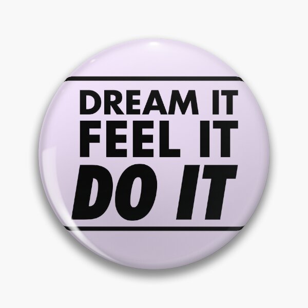 Item preview, Motivational / inspirational quote - How to achieve goals - dream it, feel it, do it - 06 designed and sold by AlfabetDesign.