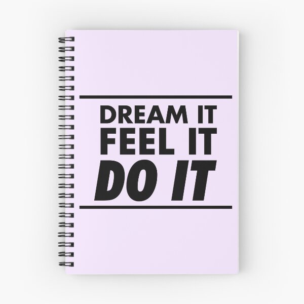 Item preview, Motivational / inspirational quote - How to achieve goals - dream it, feel it, do it - 06 designed and sold by AlfabetDesign.
