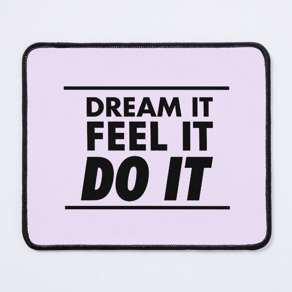 Item preview, Motivational / inspirational quote - How to achieve goals - dream it, feel it, do it - 06 designed and sold by AlfabetDesign.