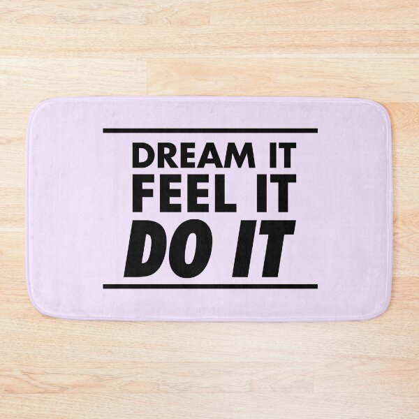 Item preview, Motivational / inspirational quote - How to achieve goals - dream it, feel it, do it - 06 designed and sold by AlfabetDesign.