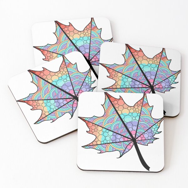 Item preview, Zentangle Autumn Leaf designed and sold by pincelycolores.