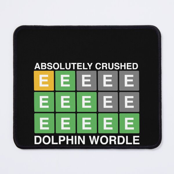 Item preview, Dolphin WORDLE- A Daily Word Game Online Puzzle Trending Funny WORDLE Design designed and sold by MarioShirtWorld.