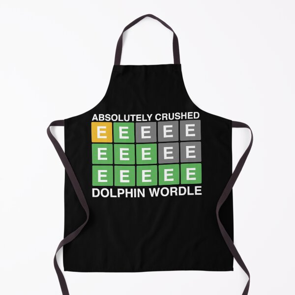 Item preview, Dolphin WORDLE- A Daily Word Game Online Puzzle Trending Funny WORDLE Design designed and sold by MarioShirtWorld.