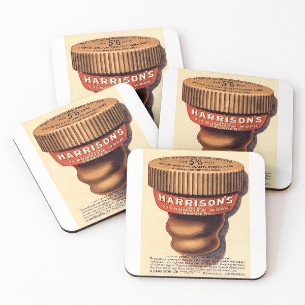 Item preview, Vintage brewers beer bottle stoppers advert, 1902 designed and sold by Random Railways.