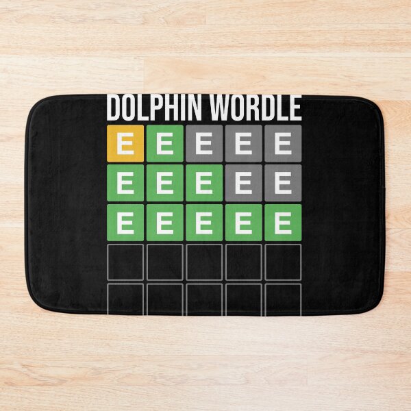 Item preview, Dolphin WORDLE  designed and sold by MarioShirtWorld.