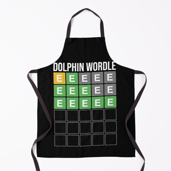 Item preview, Dolphin WORDLE designed and sold by MarioShirtWorld.