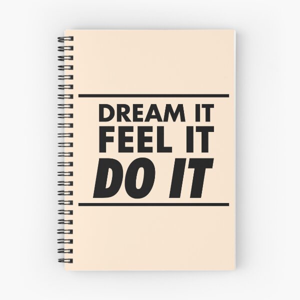 Item preview, Motivational / inspirational quote - How to achieve goals - dream it, feel it, do it - 04 designed and sold by AlfabetDesign.