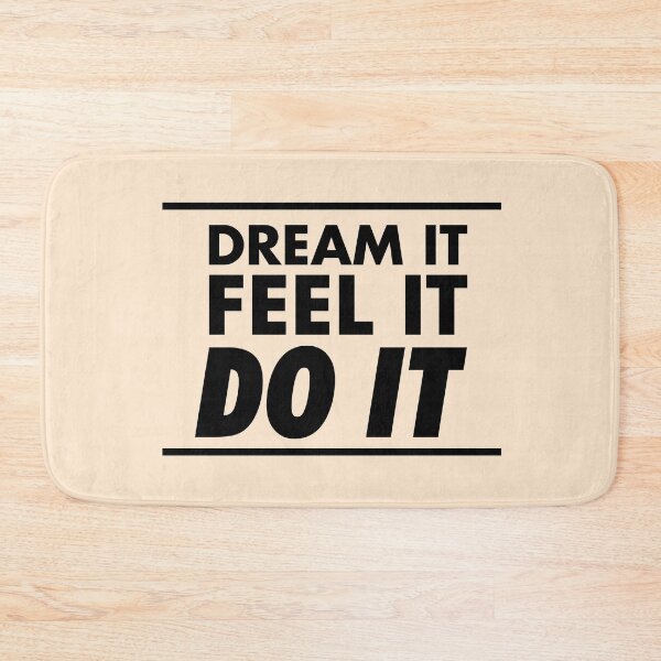 Item preview, Motivational / inspirational quote - How to achieve goals - dream it, feel it, do it - 04 designed and sold by AlfabetDesign.