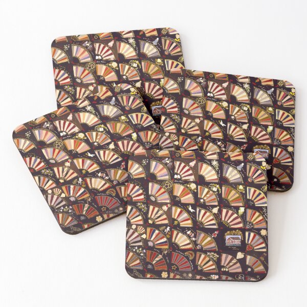 Item preview, Colorful Fan Quilted Pattern designed and sold by CatbellyDesigns.
