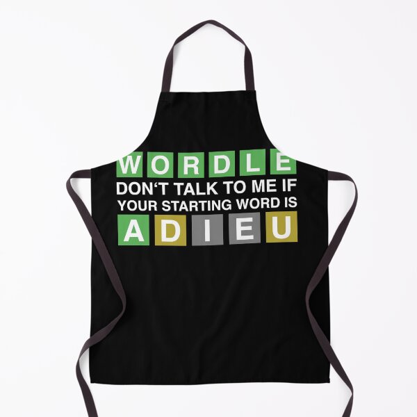 Item preview, WORDLE ADIEU - A Daily Word Game Online Puzzle Trending Wordle Design designed and sold by MarioShirtWorld.