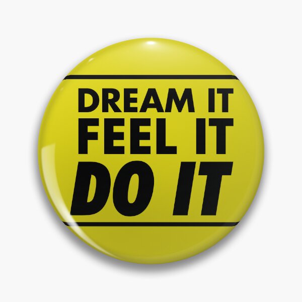 Item preview, Motivational / inspirational quote - How to achieve goals - dream it, feel it, do it, Green - 03 designed and sold by AlfabetDesign.