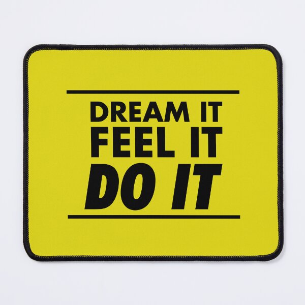 Item preview, Motivational / inspirational quote - How to achieve goals - dream it, feel it, do it, Green - 03 designed and sold by AlfabetDesign.