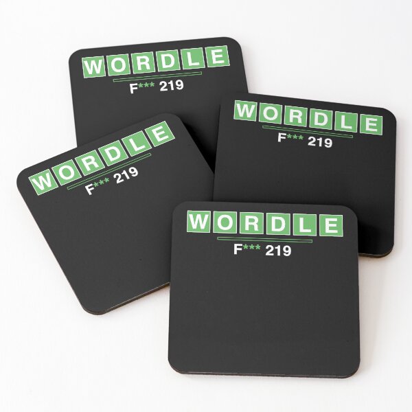 Item preview, WORDLE F*** 219  designed and sold by MarioShirtWorld.