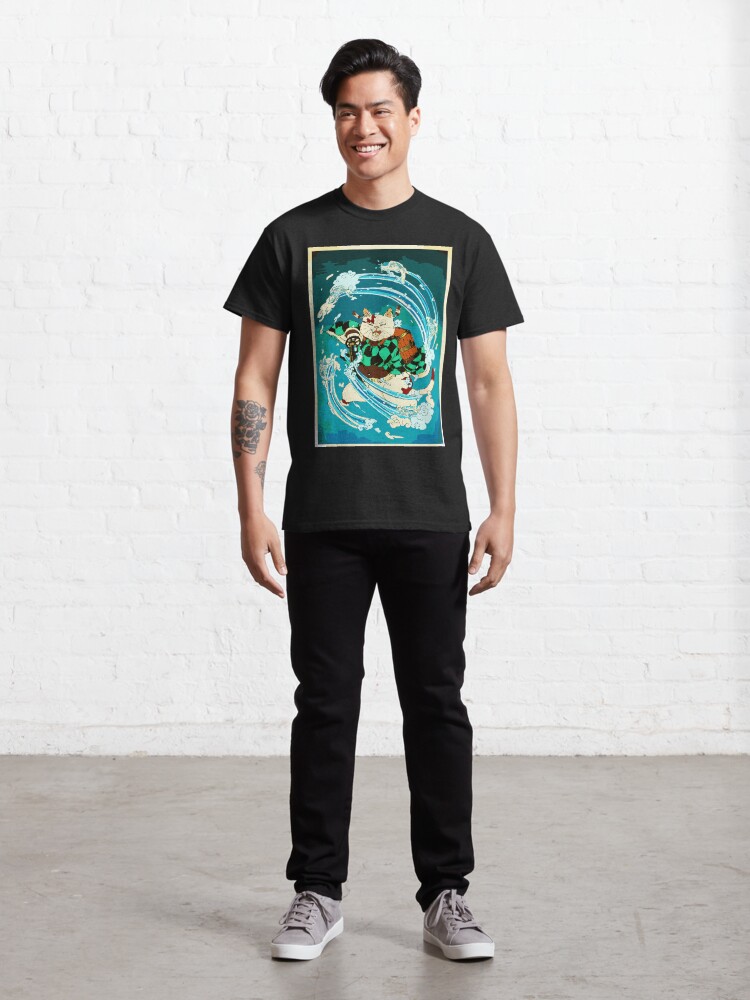 Vista alternativa de Camiseta clásica gato manga japones