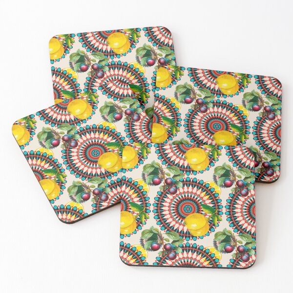 Item preview, Mediterranean,fruits,boho geometric pattern  designed and sold by MariaMarinova.