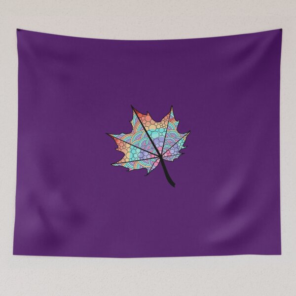 Item preview, Zentangle Autumn Leaf designed and sold by pincelycolores.
