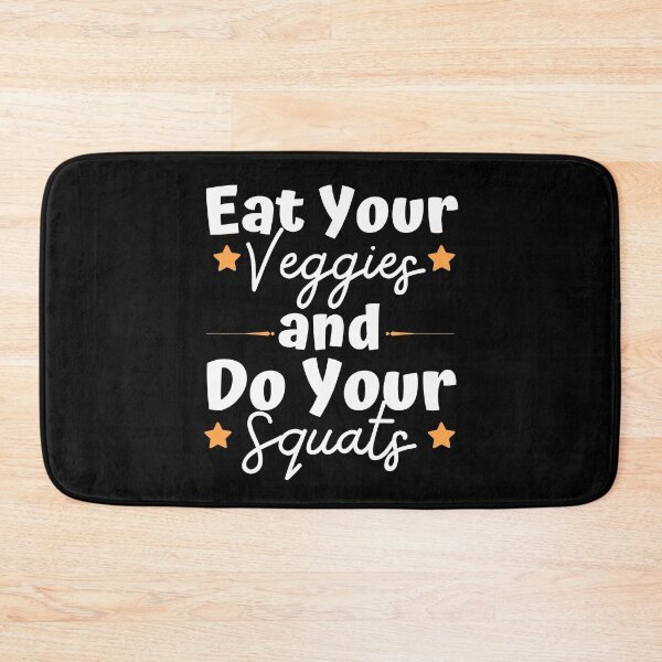 Item preview, Eat Your Veggies And Do Your Squats - Vegan designed and sold by PrintaMaria.