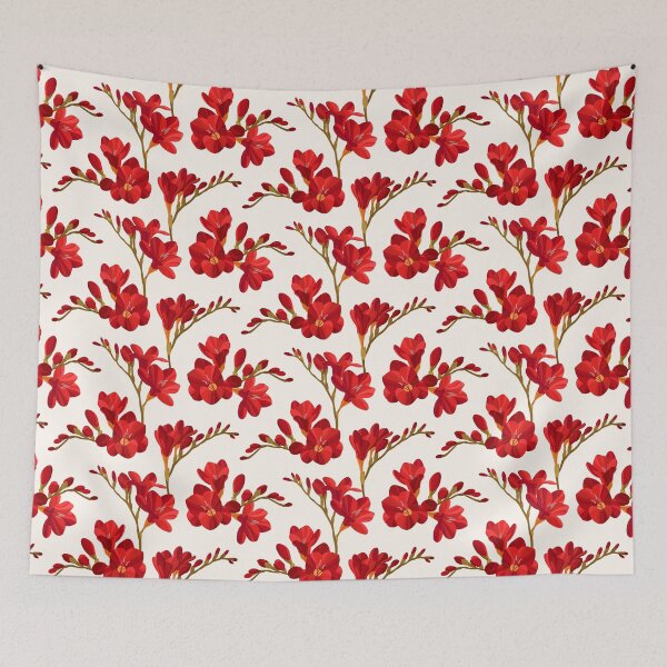 Item preview, Beautiful Freesia Flowers Pattern designed and sold by mkozll.