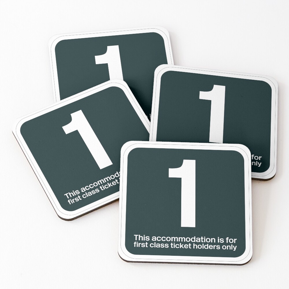 Item preview, Coasters (Set of 4) designed and sold by traincrewdesign.