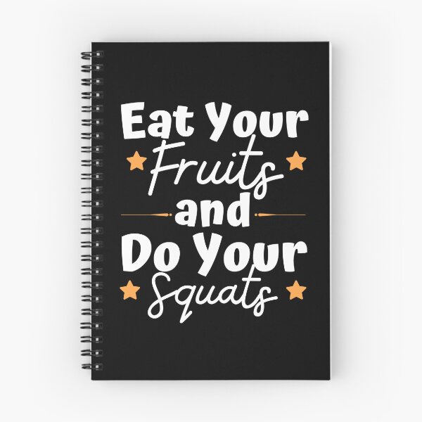 Item preview, Eat Your Fruits And Do Your Squats - Vegan designed and sold by PrintaMaria.