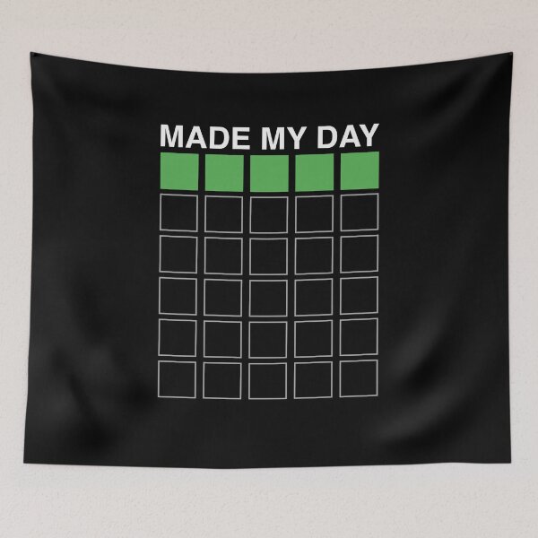 Item preview, First Try WORDLE Made My Day - Wordle First Attempt designed and sold by MarioShirtWorld.