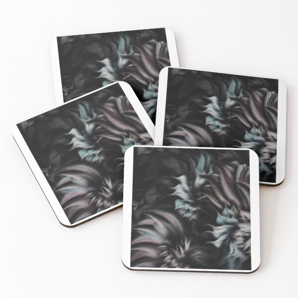 Item preview, Abstract Flower In The Dark - Optical Illusion - Swirly Abstract Flower in the Black - Swirly Floral Pattern Art - Elegant Vintage Floral Wallpaper, Background Pattern Art designed and sold by MrGiftee.