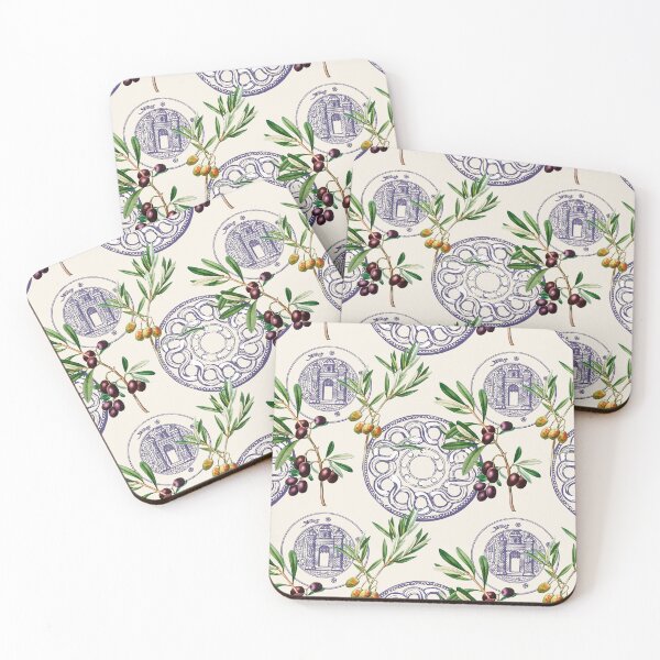 Item preview, Mediterranean,Tuscan style,olives pattern  designed and sold by MariaMarinova.