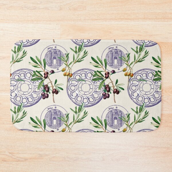 Item preview, Mediterranean,Tuscan style,olives pattern  designed and sold by MariaMarinova.