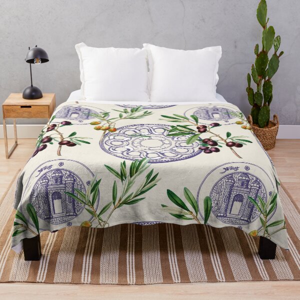 Item preview, Mediterranean,Tuscan style,olives pattern  designed and sold by MariaMarinova.