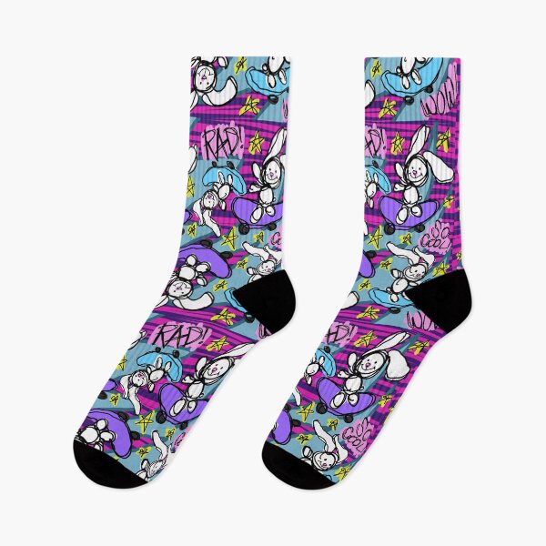 Item preview, Rad Bunnies Who Shred Scribble Pals designed and sold by MobiusMakings.