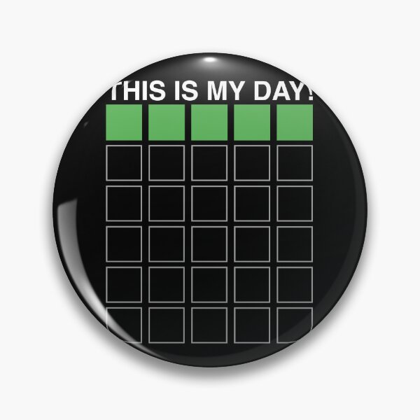 Item preview, WORDLE This Is My Day - Wordle First Attempt designed and sold by MarioShirtWorld.