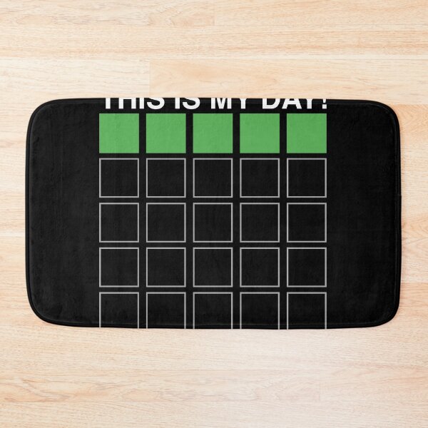 Item preview, WORDLE This Is My Day - Wordle First Attempt designed and sold by MarioShirtWorld.