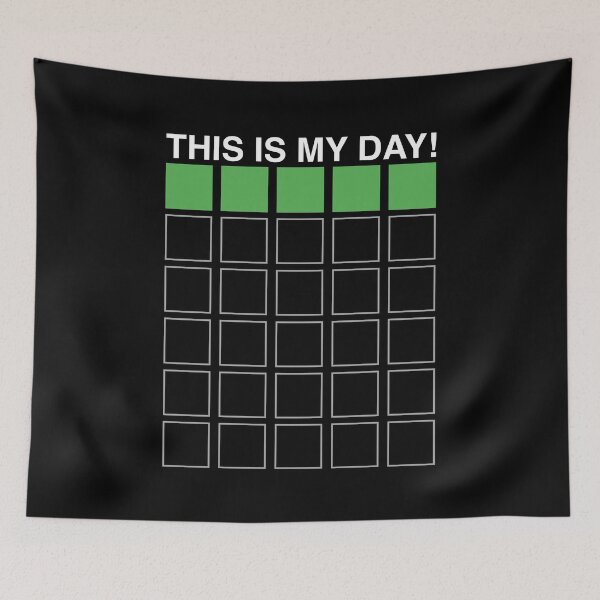 Item preview, WORDLE This Is My Day - Wordle First Attempt designed and sold by MarioShirtWorld.